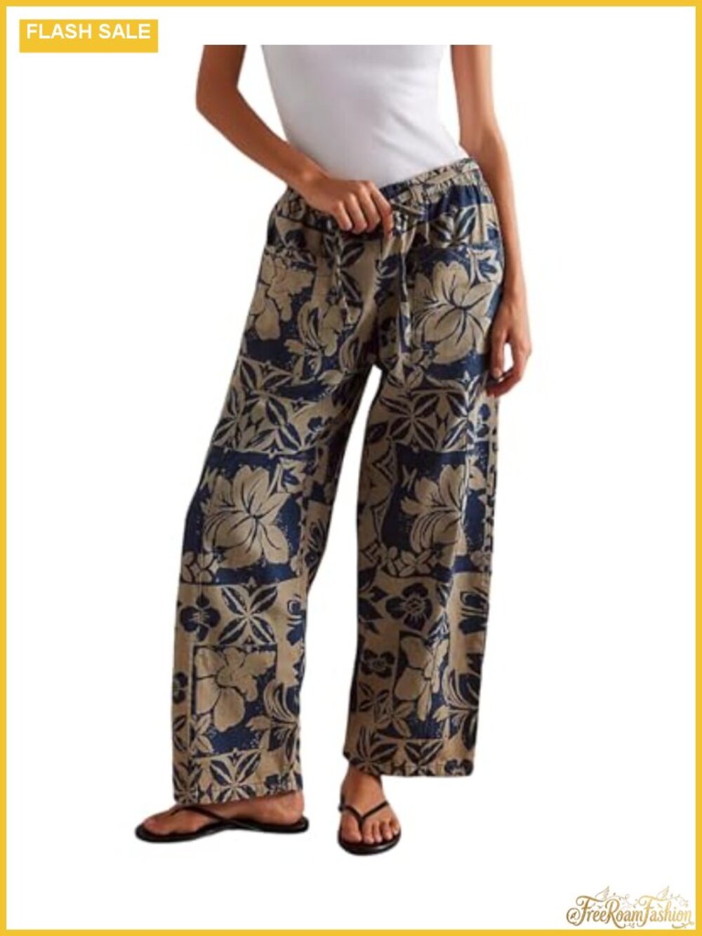 Women's Baggy Boyfriend Barrel Ankle Pants